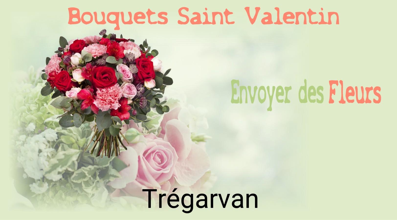 Roses de Saint-Valentin livrées à Trégarvan